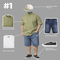 Ko vilkt mugurā šajā pavasarī: 4 vienkārši outfiti vīriešiem lielajos izmēros