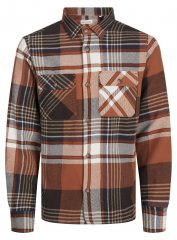 Jack & Jones Darren Flannel Overshirt brūna