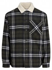 Jack & Jones Zac Teddy Krekla jaka Zaļa