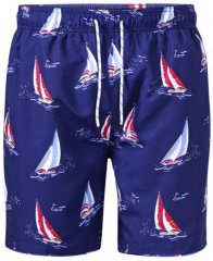 D555 Apollo Yacht Printed Swim Shorts