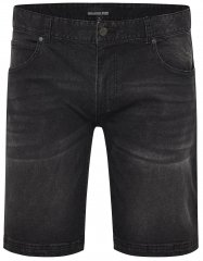 North Latitude 51336 denim šorti melni