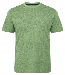 North Latitude Allover Printed T-krekls Vidēji Zaļš