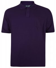 Kam Jeans Polo Purpursarkans