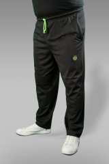 20 Nodi Long Leg Sports Pants in Combed Cotton Jersey Black