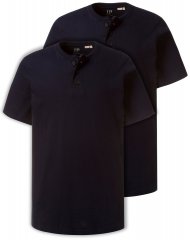 JP1880 708420 Henley T-krekls 2 gab. Tumši zils