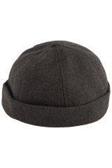 JP1880 798314 Docker cepure Tumši pelēks