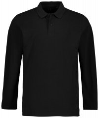 JP1880 799230 Polo krekls ar garām piedurknēm Melns