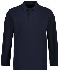 JP1880 799230 Polo krekls ar garām piedurknēm Tumši zils
