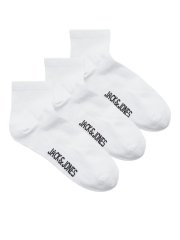 Jack & Jones Leon Tenisa zeķes Balts 3-pack