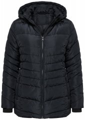 Ulla Popken 820889 Stepēts mētelis Melns