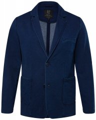 JP1880 826175 Trikotāžas žakete vintage stilā Tumši zils