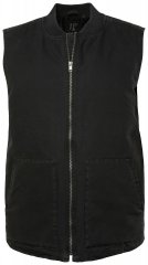 JP1880 834734 Canvas veste Melns