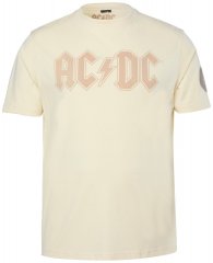 JP1880 836411 AC/DC Classic Logo T-krekls Smilšu pelēks