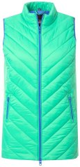 Ulla Popken 837409 Stepēta HYPRAR veste Gaiši zaļš