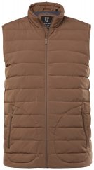 JP1880 840619 Viegli polsterēta veste Pelēkbrūns