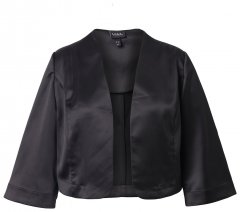 Ulla Popken 849457 Bolero Melns