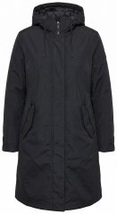 Ulla Popken 850774 Funkcionāls mētelis Melns