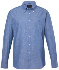 JP1880 850931 Chambray krekls ar garām piedurknēm Džinsa zils TALL