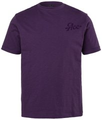 JP1880 850985 T-krekls ar apdruku uz krūtīm Tumši violets TALL