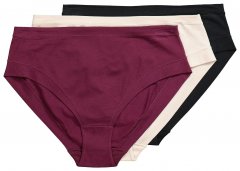 Ulla Popken 851739 Biksītes 3 gab. Melns