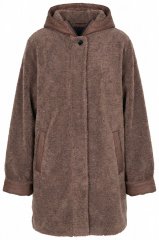 Ulla Popken 851809 Teddy jaka Gaiši brūns