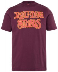 JP1880 851910 Rolling Stones Vintage Logo T-krekls Baklažānu