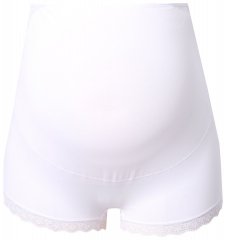 Ulla Popken 853631 Grūtnieču biksītes ar mežģīnēm Balts