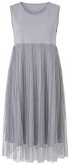 Ulla Popken 853879 A veida midi kleita Pelēks