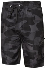 Kam Jeans 3010 camo print peldšorti tumši pelēka
