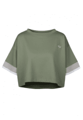 Nora Mikken AGNES Crop Top Green