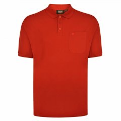 Espionage P074C Īsroku Polo Krekls Terakota