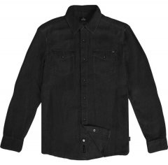 Double Outfitters GS-5126 Krekls ar spiedpogām Melna