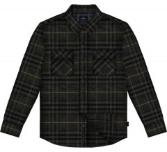 Double Outfitters GS-5233 Flaneļa krekls Melna/Pelēka