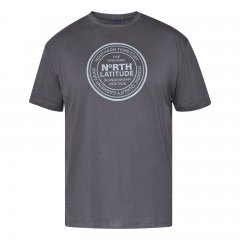North Latitude T-Shirt Pelēka/Charcoal