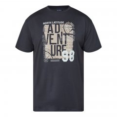 North Latitude Adventure 98 Graphic Tee Melna