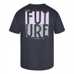 North Latitude T-Shirt With Back Print Melna