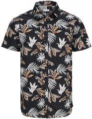 Jack & Jones JOSHUA Floral Shirt Black