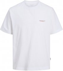 Jack & Jones Boston Photo Crew Neck T-Shirt Bright White