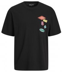 Jack & Jones JORDECAL T-Shirt with Back Print Black