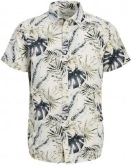 Jack & Jones Hawaii AOP Shirt White