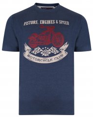 Kam Jeans 5351 Piston Motors Club T-shirt Insignia