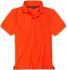 Adamo Klaas Regular fit Polo Shirt with Pocket Orange