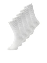 Jack & Jones Basic Tenisa zeķes Balts 5-pack