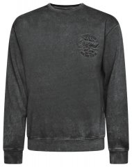 Kam Jeans 7081 Džemperis ar izšuvumu Melns