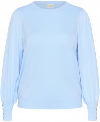 Kaffe Curve Lizzy Džemperis ar garām piedurknēm Zils