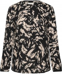 Kaffe Curve Mila Ami Blūze Melns