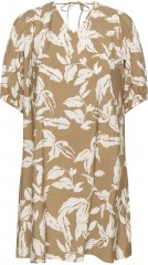 Kaffe Curve Marla Dress Oak Chalk Leaf