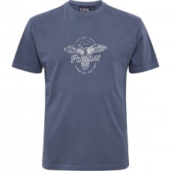 North Latitude T-Shirt Printed Navy