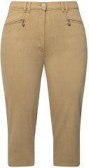 Ulla Popken Cropped Stretch Fit Mony Pants Dark Putty