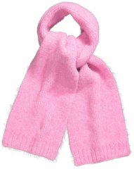 Ulla Popken Ribbed Knit Scarf Dark Pink